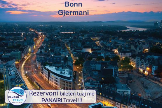 Bileta me linja toksore Tirane Bonn Tirane me PANAIRI TRAVEL GJERMANI